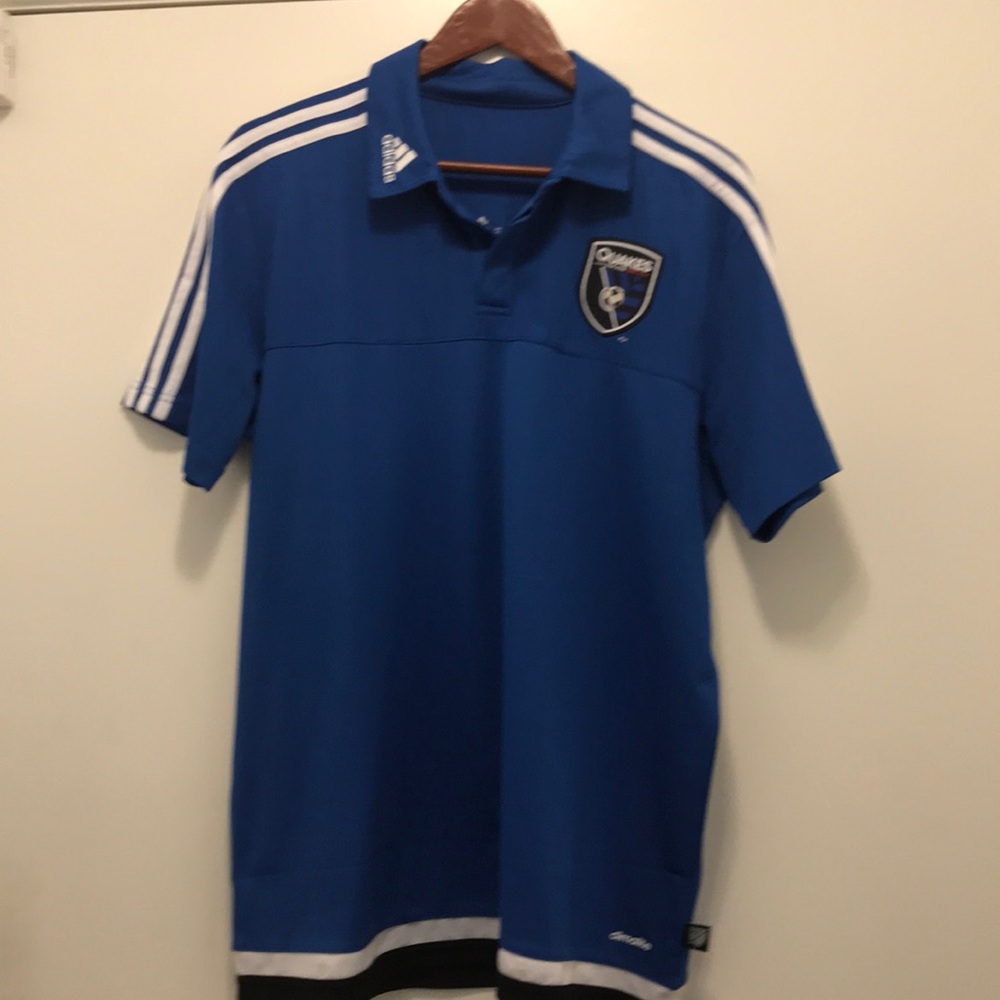 adidas MLS Men's San Jose Earthquakes Team Polo,